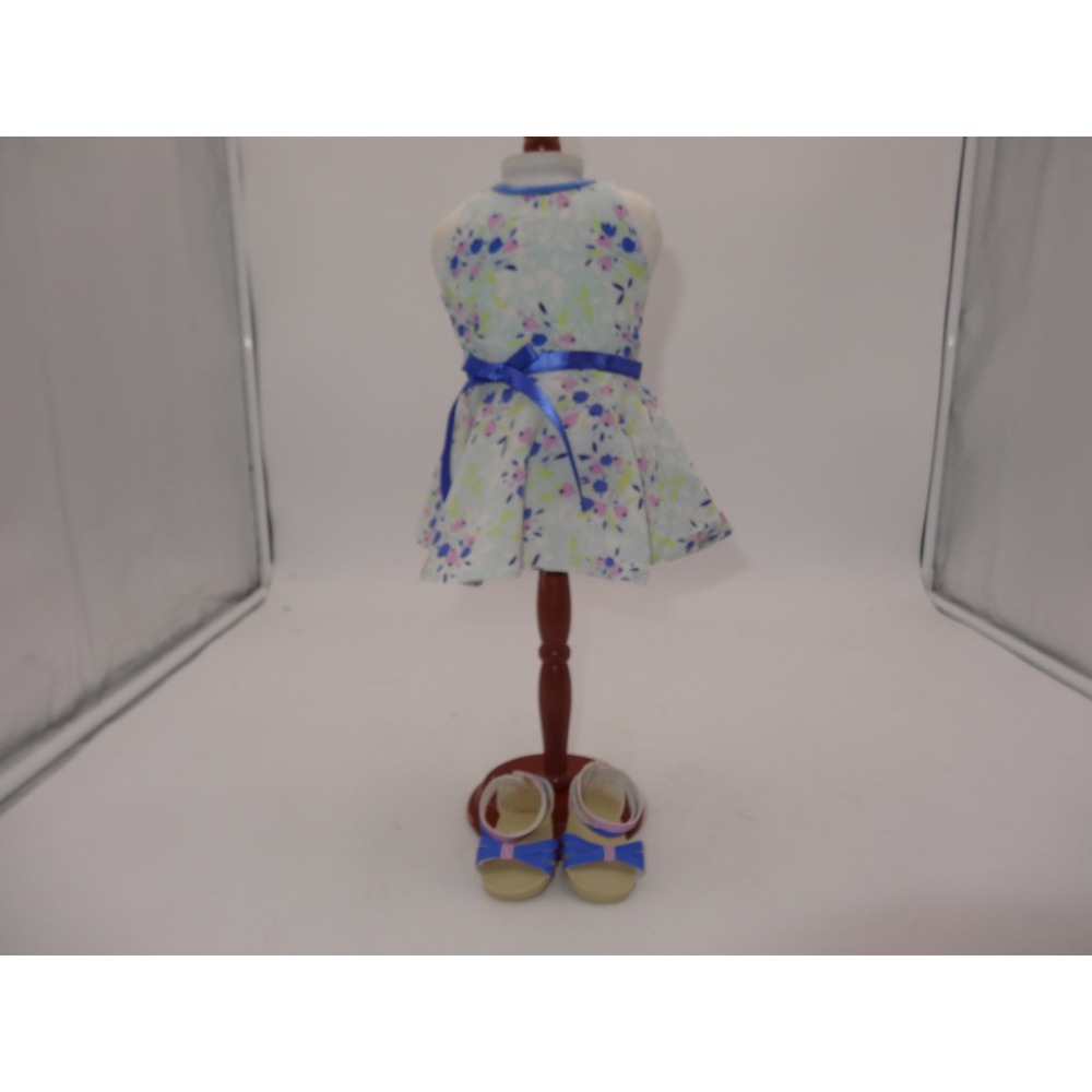 American Girl Simply Spring Dress Partial Set Floral Sundress Sandals